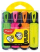 Маркеры текстовые Maped Fluo Peps Classic ассорти 4 шт 1-5 мм (MP.742547) - изображение 2