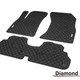 Коврики в салон Inliner для Toyota 4Runner 4 '03-09 из экокожи черные с шильдиками (комплект) - изображение 14
