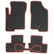 Коврики в салон Kinetic для Jeep Compass '06-16 3 кл. EVA-полимерные черные с красной тесьмой (комплект) - изображение 2
