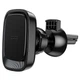 Тримач для мобільного Hoco CA115 Blue Shark air outlet magnetic Black Metal Grey (6931474777867) - изображение 3