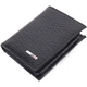 Небольшой кошелек без застежки из натуральной зернистой кожи KARYA Men's Wallet 21364 Черный - изображение 1