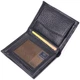 Небольшой кошелек без застежки из натуральной зернистой кожи KARYA Men's Wallet 21364 Черный - изображение 4