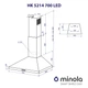 Витяжка купольна Minola HK 5214 BL 700 LED - зображення 11