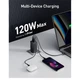 Мережевий зарядний пристрій Anker 120W для iPhone MacBook - зображення 2