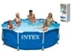Каркасный бассейн Intex синий круглый, 305*76см, 4485л семейный (28200) - изображение 1