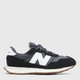 Buty sportowe damskie na platformie do kostki New Balance 237 GS237PF 38.5 25.1 cm Czarne (5904862457505) - obraz 1