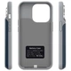 Чехол-зарядка iBattery для iPhone 14 Pro Max Slan 6000 mAh blue - изображение 5