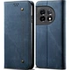 Чохол-книжка з кишеньками UniCase Jeans Wallet для OnePlus 11R - Blue - зображення 1
