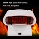 Тепловентилятор поворотный 90° RAF Fan Heater 2000W до 22 кв.м Обогреватель электрический, 3 режима Белый - изображение 5