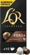Набір кави в капсулах Nespresso L'OR Espresso Forza 100 шт Неспрессо Льор - зображення 2