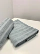 Комплект махрових рушників Косичка 50х100 70х140 сірий Узбекистан - зображення 3