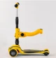 Самокат трехколесный с сидением ST-16801 Best Scooter, MAXI, складной алюминиевый руль, 3 колеса PU со светом - изображение 2