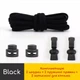 Эластичные плоские шнурки для обуви FASTLACES T1-5 Black - изображение 1