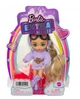 Лялька Барбі Mattel Екстра Мініс Модниця в бузковому пухнастому вбранні Barbie Extra Minis 4 HGP66 - зображення 6