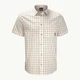 Рубашка хлопковая летняя мужская Jack Wolfskin Hot Springs Shirt M 1402333-5161 M Бежевая (4064993656329) - изображение 4