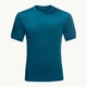 Футболка спортивна довга чоловіча Jack Wolfskin Hiking S/S T M 1808762-1278 M Синя (4064993701326) - зображення 4
