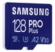 Samsung PRO Plus microSDXC 128GB UHS-I U3 V30 A2 + adapter SD (MB-MD128SA/EU) - obraz 3