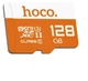 Карта памяти Hoco TF 128GB повышенная скорость, 90Мб/с Оранжевый - изображение 1