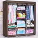 Тканевый шкаф для одежды и обуви Storage Wardrobe Original Складной каркасный шкаф из ткани для вещей - изображение 2