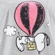 Пижама (футболка + шорты) женская хлопковая Disney Snoopy WE3612 L Светло-серая (3609086546333) - изображение 10