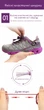 Шнурки для обуви со светоотражающим эффектом Fastlaces T2-4 Pink 100 см - изображение 6