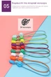 Шнурки для обуви со светоотражающим эффектом Fastlaces T2-4 Pink 100 см - изображение 10