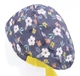 Медицинская шапочка женская HeadwearUniverse универсальная принт Цветы на джинсовом - изображение 2