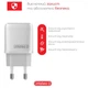 Сетевое зарядное устройство Intaleo TCGQPD120L (1USBx3A) White (1283126510007) + кабель Lightning - изображение 3