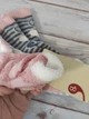 Махровые носки для девочки комплект 3 штуки BRUMS Италия 123BGLJ001 Розовый, Серые, Синие 24-27 см (1715000407269) - изображение 2