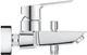 Смеситель для ванны GROHE Start 24206002 c душевым гарнитуром Vitalio Start 27942001 - изображение 5