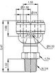 Тройник Y-образный Fluidtech HRWT1/4-N02G+2 HCP06-1/4 в комплекте со скобой 1/4" (трубка) х 1/4" ЗР х 1/4" (трубка) Polyacetal (104939) - изображение 2