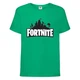 Футболка детская Фортнайт (Fortnite LOGO) зеленая (FT-02) 152 см - изображение 1