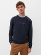 Bluza bez kaptura męska s.Oliver 2129593-5955 M Granatowa (4099583369372) - obraz 1