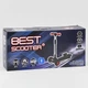 Самокат с парогенератором "Best Scooter" MAXI" 46189 МУЗЫКА, ДЫМ, ТУРБИНЫ, пластмассовый, колеса PU 120х40мм, складной алюминиевый руль, в коробке - изображение 6