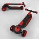 Самокат трехколесный Best Scooter, складной алюминиевый руль, 3 колеса PU со светом, d=12 см, С-01618 - изображение 6