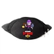 Сумка Бананка на пояс Бравл Старс Brawl Stars Мортис (BS-Mortis) Cappuccino Toys черная - изображение 1