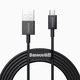 Кабель Baseus Superior Series Fast Charging Data Cable USB to Micro 2A 2m Black (CAMYS-A01) - изображение 1