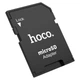 Адаптер Hoco HB22 TF to SD card holder Black - зображення 1