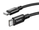 Кабель Hoco X14 Double speed 60W charging data cable Type-C to Type-C(L-1M) Black - изображение 1