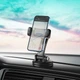 Холдер Hoco CA111 pull clip suction cup car holder Black Metal Gray - зображення 4