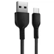 Кабель Hoco X20 Flash Type - c charging cable (L - 3M) Black - зображення 1