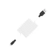 Кабель Hoco X21 Silicone Lightning charging cable Black & White - зображення 1