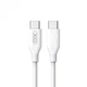 Кабель XO NB124 40W PD Type-c to Type-C White - зображення 1