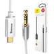 Кабель Baseus Yiven Type-C male To 3.5 male Audio Cable M01 Silver - зображення 2