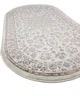 Классический ковер из полиэстера SILK STAR 1.5х3 м. Овал WHITE 4260D - изображение 2