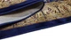 Класичний килим із поліестеру SILK STAR 1.5х2.3 м. Овал NAVY 6510A - зображення 5