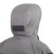 Куртка толстовка (Худі) Urban Tactical Hoodie (Fullzip) Helikon-Tex Grey Melange XL (Фулзіп) Тактична чоловіча - зображення 10