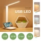 Настільна лампа світильник - акумуляторна 3 в 1 – LED USB сенсорна – 10W - зображення 1