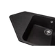 Мийка GRANADO Ibiza Black shine 4086 - зображення 4
