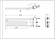 ТЭН для стиральной машины Ariston C00087188 TZO 170-SG-1800 Thermowatt L=170 mm 1800 W - изображение 6